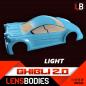 Preview: Ghibli 2.0 Karosserie leicht LENS BODIES 1/10 Elektro-Tourenwagen