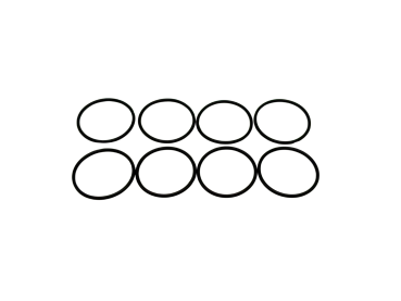 SWORKz 1/10 BBS Big Bore Shock Spring Adjust Nut O-Ring (8PC)