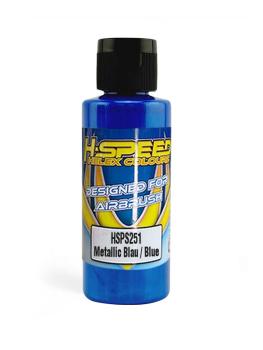 Lexan Airbrush Farbe 60 ml Metallic Blau / Blue H-SPEED