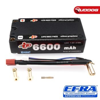 Preview: Intellect MC4 6600mAh 120C 7.6V Long Runtime Graphene Shorty Pack LiHV