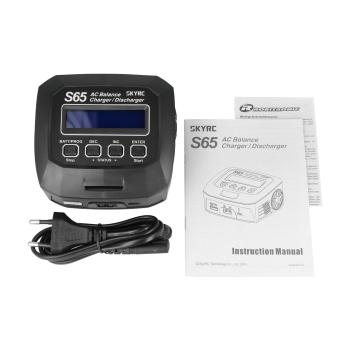 SkyRC S65 AC Ladegerät LiPo 2-4s 6A 65W Entladen 2A 10W