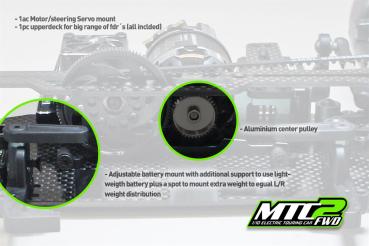 MTC-2 FWD 1/10 ELECTRIC TOURING KIT OHNE RÄDER