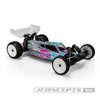 S2 Karosserie mit Carpet-Rasen-Dirt Flügel JConcepts Schumacher LD3