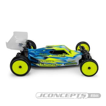 S15 Karosserie mit Carpet-Rasen-Dirt Flügel JConcepts Schumacher Cougar LD3