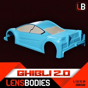 Ghibli 2.0 Karosserie leicht LENS BODIES 1/10 Elektro-Tourenwagen