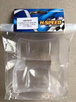 SLVR Flügel Set vorne für 1/10 Buggy (2) H-SPEED (70 & 85mm)