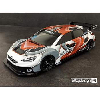 Bittydesign HIBERYA 1/10 clear body 190mm (for FWD)
