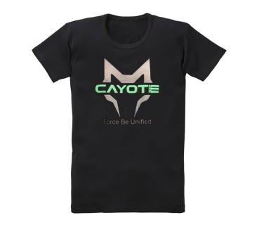 Black T-Shirt Größe L CAYOTE