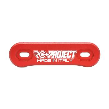 RC-Project One Piece Wing Button in Ergal 7075 T6 Red