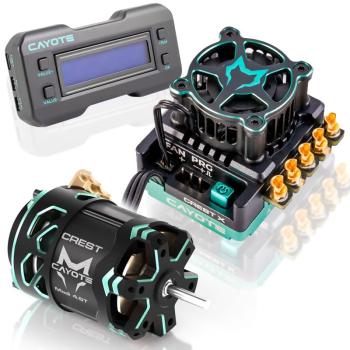 CREST X + Prog.Box + Crest Modified 5.0T CAYOTE 1/10 TC & Offroad Super-Combo-Set
