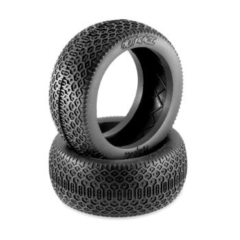 Napoli Reifen soft auf Felge weiß (2) HOTRACE 1/8 Buggy