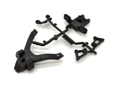 SWORKz S12-3 Front Shock Tower/ Upper Holder Plastic Parts