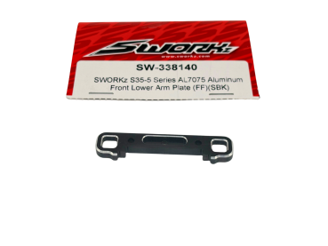 Preview: SWORKz S35-5 Series AL7075 Aluminum Front Lower Arm Plate (FF)(SBK)
