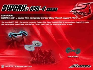 SWORKz Pro-composite Carbon Wing Mount Support Plate