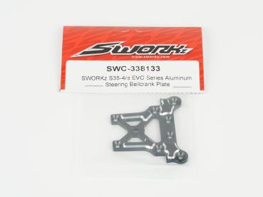 Preview: SWORKz S35-4/e EVO Series Aluminum Steering Bellcrank Plate
