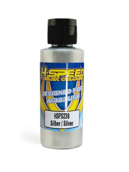 Lexan Airbrush Farbe 60 ml Silber / Silver H-SPEED