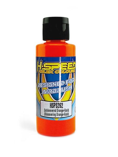 Lexan Airbrush Farbe 60 ml Schimmernd Orange-Gold/OrangeGold H-SPEED