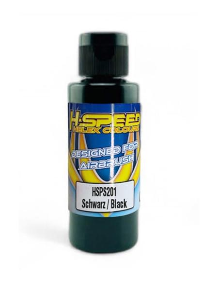 Lexan Airbrush Farbe 60 ml Schwarz / Black H-SPEED