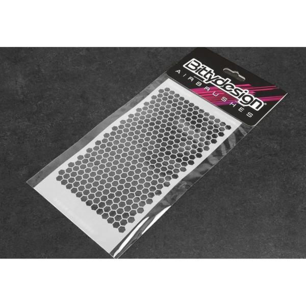 Bittydesign Vinyl Stencil - Honeycomb V1 small