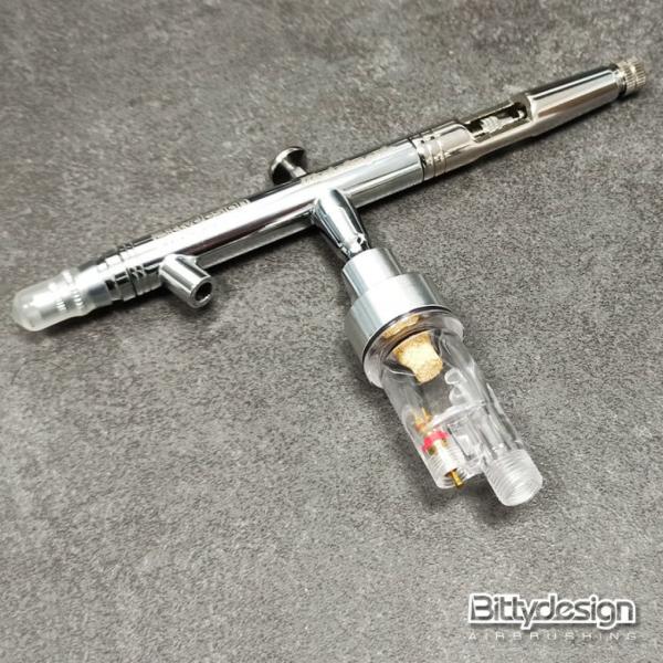 Bittydesign Mini air filter (universal for any airbrush) to trap the compressor water moisture