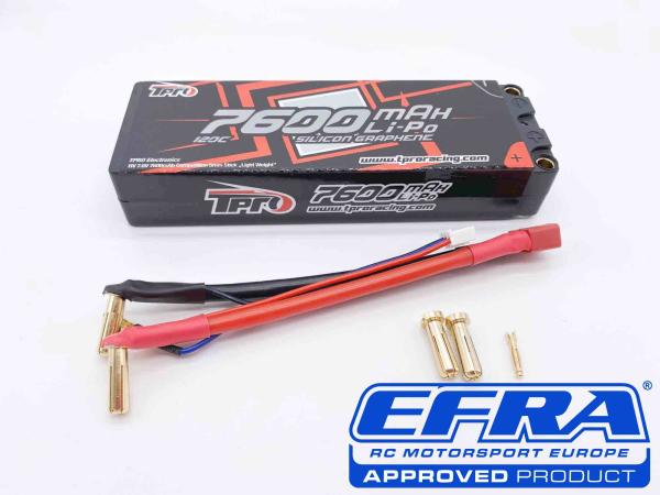 TPRO Electronics HV LIPO Competition 7,6V 7600mAh 120C 5mm