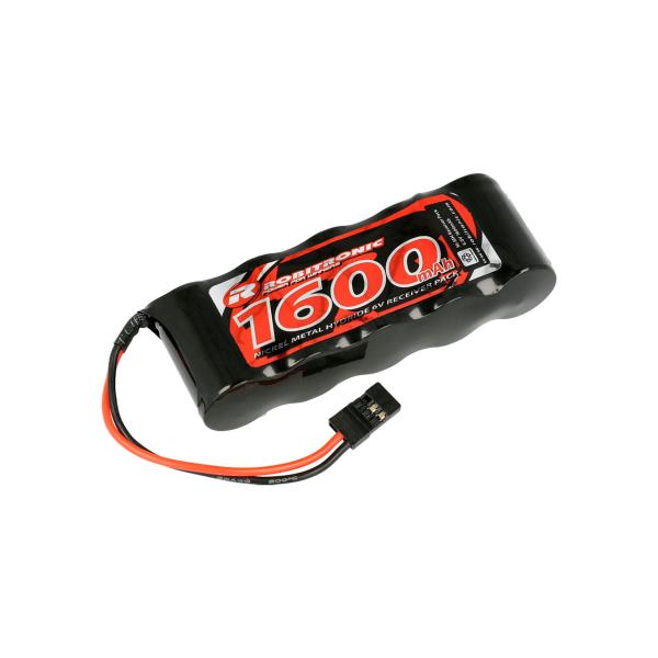 Robitronic NiMH Akku 1600mAh 5 Zellen 2/3A Empfängerpack