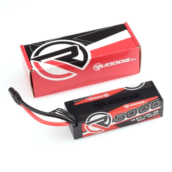 RUDDOG 5000mAh 50C 14.8V LiPo Stick Pack Battery with XT90 Plug
