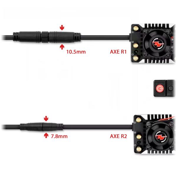 Hobbywing Sensorkabel Verlängerung AXE V2, MAX8 300mm