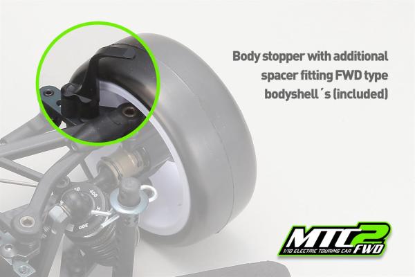 MTC-2 FWD 1/10 ELECTRIC TOURING KIT OHNE RÄDER