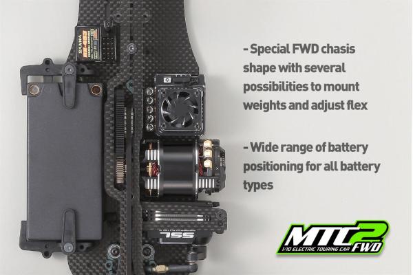 MTC-2 FWD 1/10 ELECTRIC TOURING KIT OHNE RÄDER