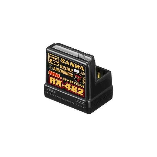 RX-482 Telemetrie / SSL Empfänger SANWA SURFACE CH4 2.4GHz FH4 (SSL Funktion)