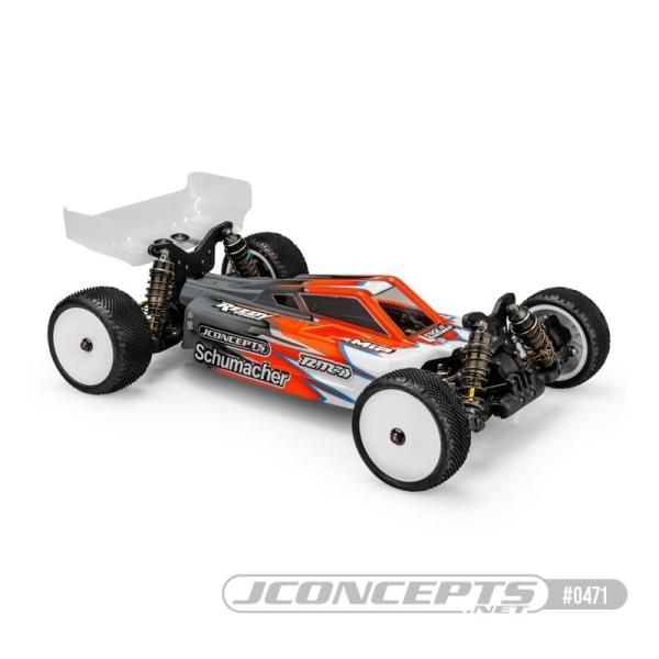 S2 Karosserie mit Carpet-Rasen Flügel Light-weight JConcepts Schumacher Cat L1R