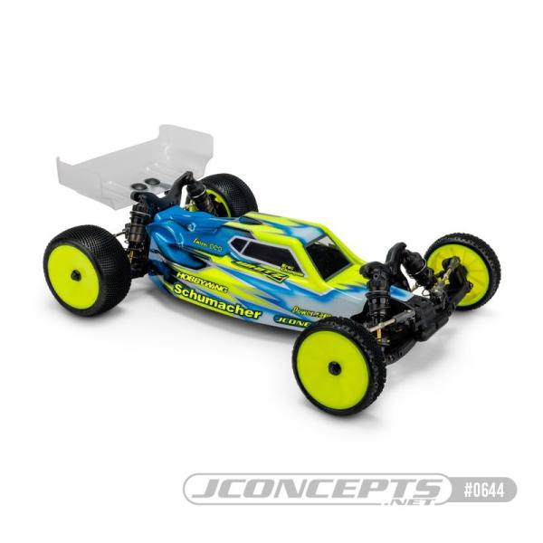 S15 Karosserie mit Carpet-Rasen-Dirt Flügel Light-weight JConcepts Schumacher Cougar LD3