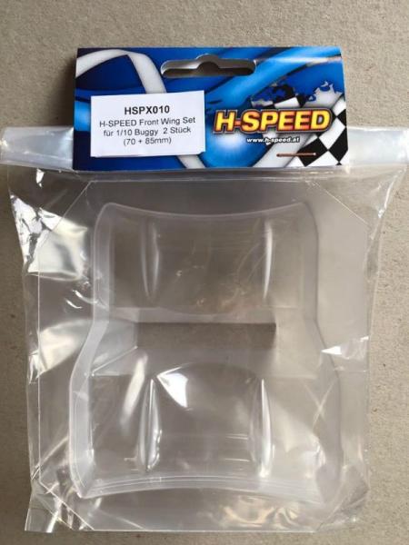 SLVR Flügel Set vorne für 1/10 Buggy (2) H-SPEED (70 & 85mm)