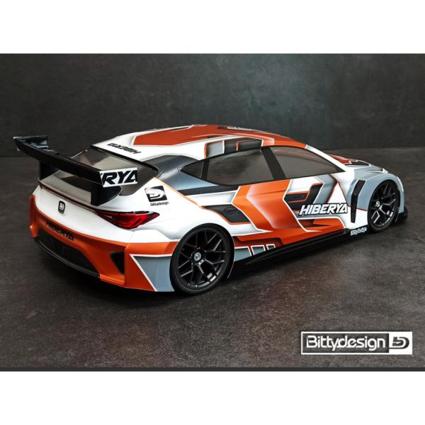 Bittydesign HIBERYA 1/10 clear body 190mm (for FWD)