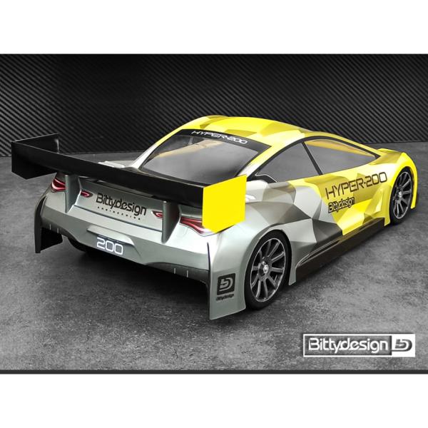 Bittydesign HYPER-200 Clear Body 1/10 TC 200mm nitro, Lightweight