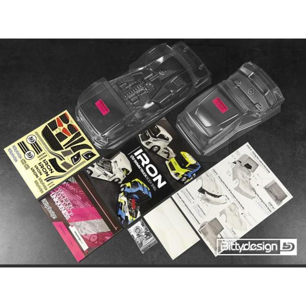 Bittydesign Iron 1/10 Truck Body Clear