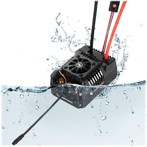 Hobbywing Ezrun MAX4-HV Regler Sensorless 300 Amp, 6-12s LiPo, BEC 10A