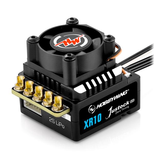 Hobbywing Xerun XR10 Justock G3S Brushless Regler 60A, 2s-3 LiPo, BEC 3A