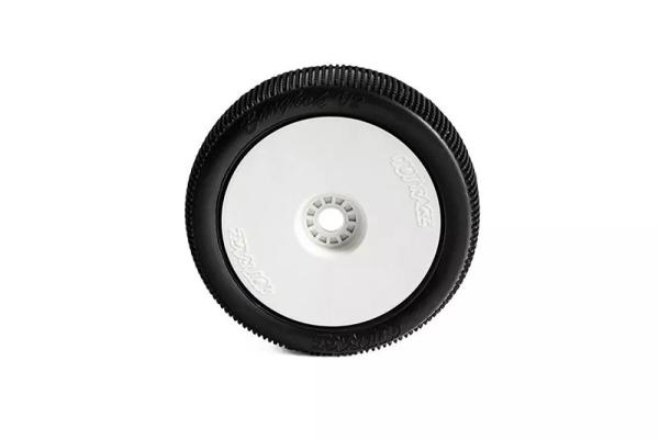 Bangkok V2 Reifen soft auf Felgen weiß (2) HOTRACE 1/8 Truggy