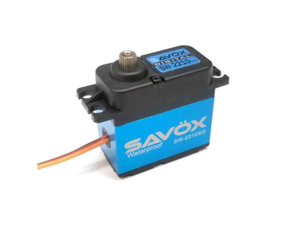 SAVÖX SW-2210SG Standard Size Brushless High Voltage Digital Servo Wasserdicht 36kg/0,11sek