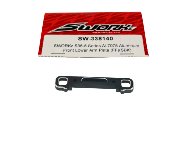 SWORKz S35-5 Series AL7075 Aluminum Front Lower Arm Plate (FF)(SBK)