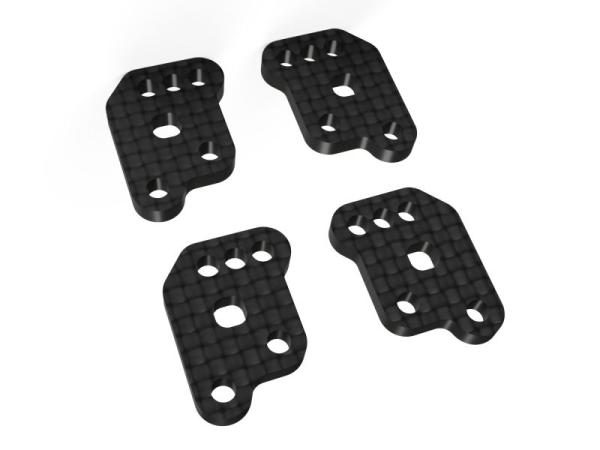 SWORKz Performance Carbon Rear Wheel Hub Easy Handling Adjustment Plates (4pcs)