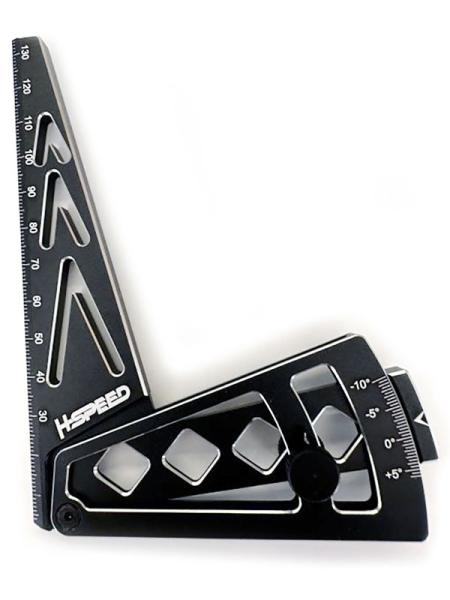 Sturzlehre Aluminium 1/10 & 1/8 schwarz H-SPEED